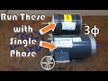 Three Ways To Run A Three Phase Motor On Single Phase, And the Pro