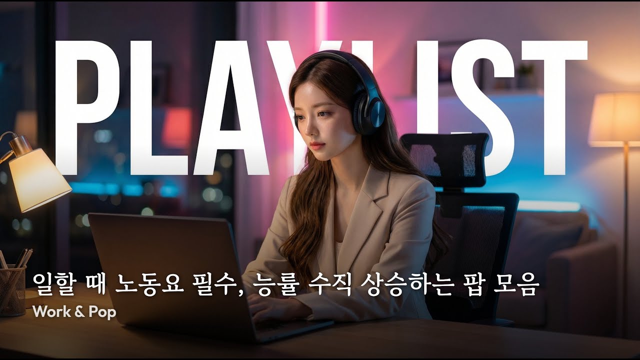 playlist 💻 일할 때 노동요 필수, 능률 수직 상승하는 팝 모음 | Work & Pop