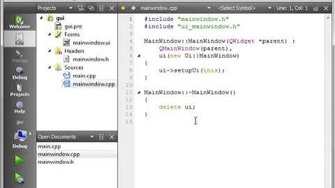 C   Qt 03   Intro to GUI programming