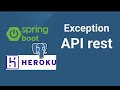 Spring boot - Exception Api rest