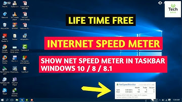 How to Show Internet Speed Meter In Taskbar Windows 10/8/8.1 || Net Speed Monitor