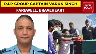 Last Rites Of Group Captain Varun Singh Today With Full State Military Honours