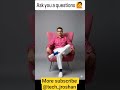 Ask you a questions 🙋 #datascience #dataanalytics #ml #jroshancode #python