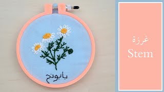 Stem Stitch غرزة الساق