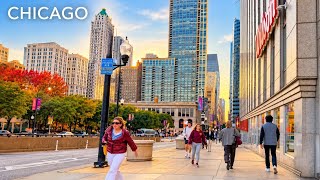 Chicago City Walk 🇺🇸 | Downtown Streets & Autumn Views 🍂 | October 2026 | 4K Walking Tour