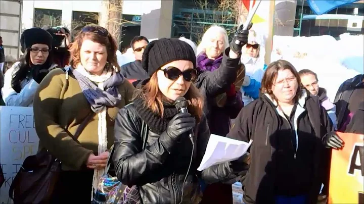 Idle No More Unity March Guest Speaker Tracy Glynn