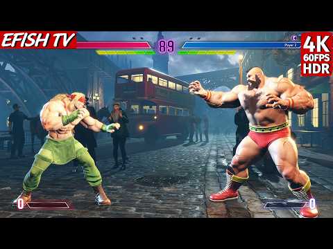 New fighter arrived! Alex vs Zangief (Hardest AI) - Street Fighter 6
