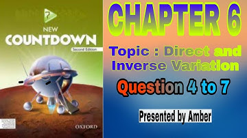 Countdown Mathematics 2nd Edition  || Grade 7th || Part:1  Chapter  6  || Exercise 6 .