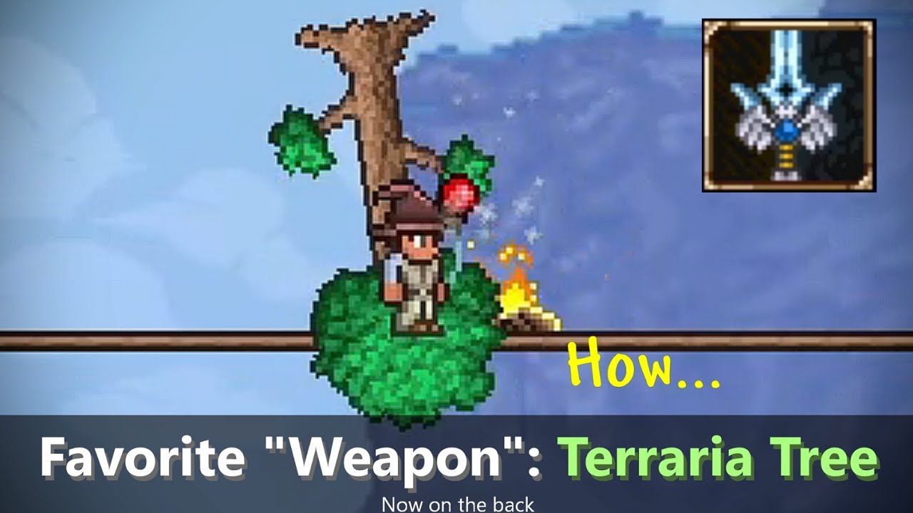 Show off your "favorite Terraria weapon" with WeaponOut! ─ It's still