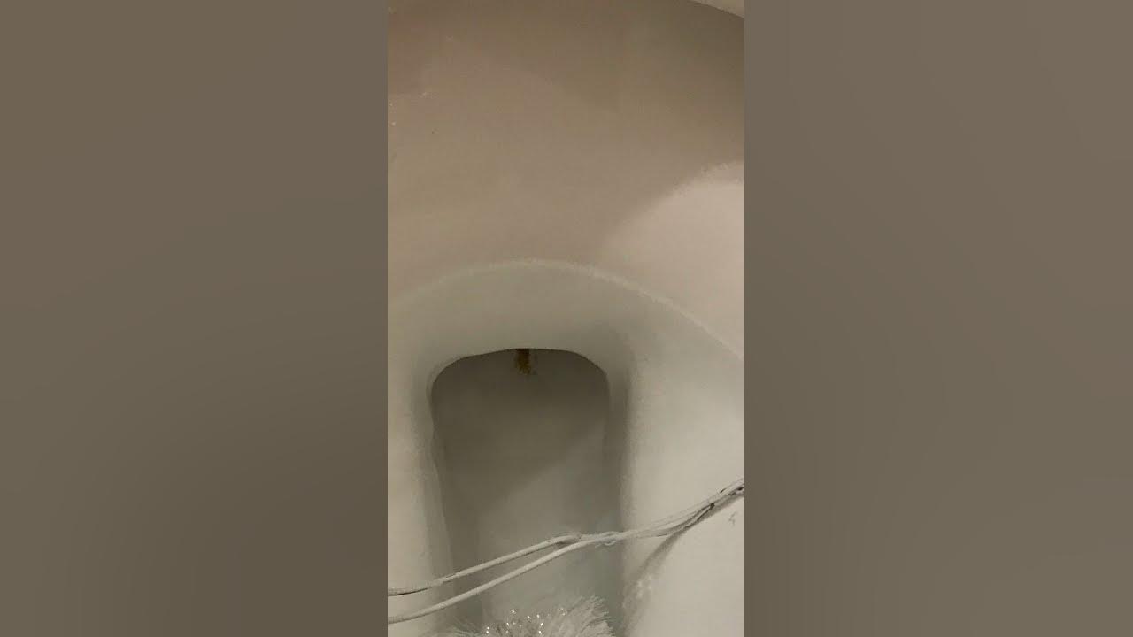 How to open inside clogged toilet jets for weak slow or double flush