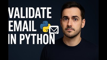 The BEST Way to Validate Emails in Python 2025 Using Regex