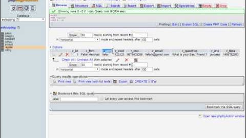 Forgot Password in php And Password Reset tutorial in php