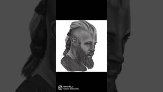 Incredible digital portrait of a Viking. Man portrait in procreate. Ragnar Lodbrog. Рагнар - Викинг Incredible digital portrait of a Viking. Man portrait in procreate. Ragnar Lodbrog. Рагнар - Викинг