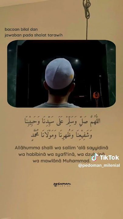 bacaan bilal dan jawaban pada sholat terawih😊