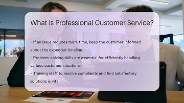 What Is Professional Customer Service? - BusinessGuide360.com