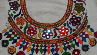 مدل های زیبایی  دست دوزی  برای ساده پسند ها simple hand embroidery for women's collar & extra..