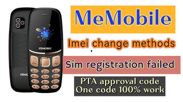 Me mobile sim registration failed problem memobile imei change code