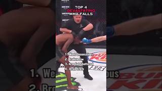 TOP 4 DEVASTATING MMA FALLS 💀 #ufc #mma #ufcshorts #usashorts #youtubeshorts #moments