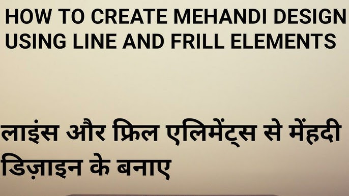 Create Stunning Mehandi Designs With Lines 2024