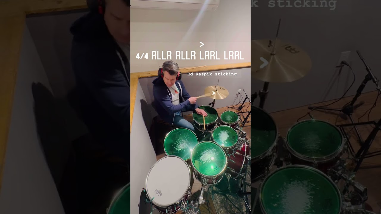 Here is one of my favorite stickings for Ostinato fun  I took lessons from the late great Ed Kas