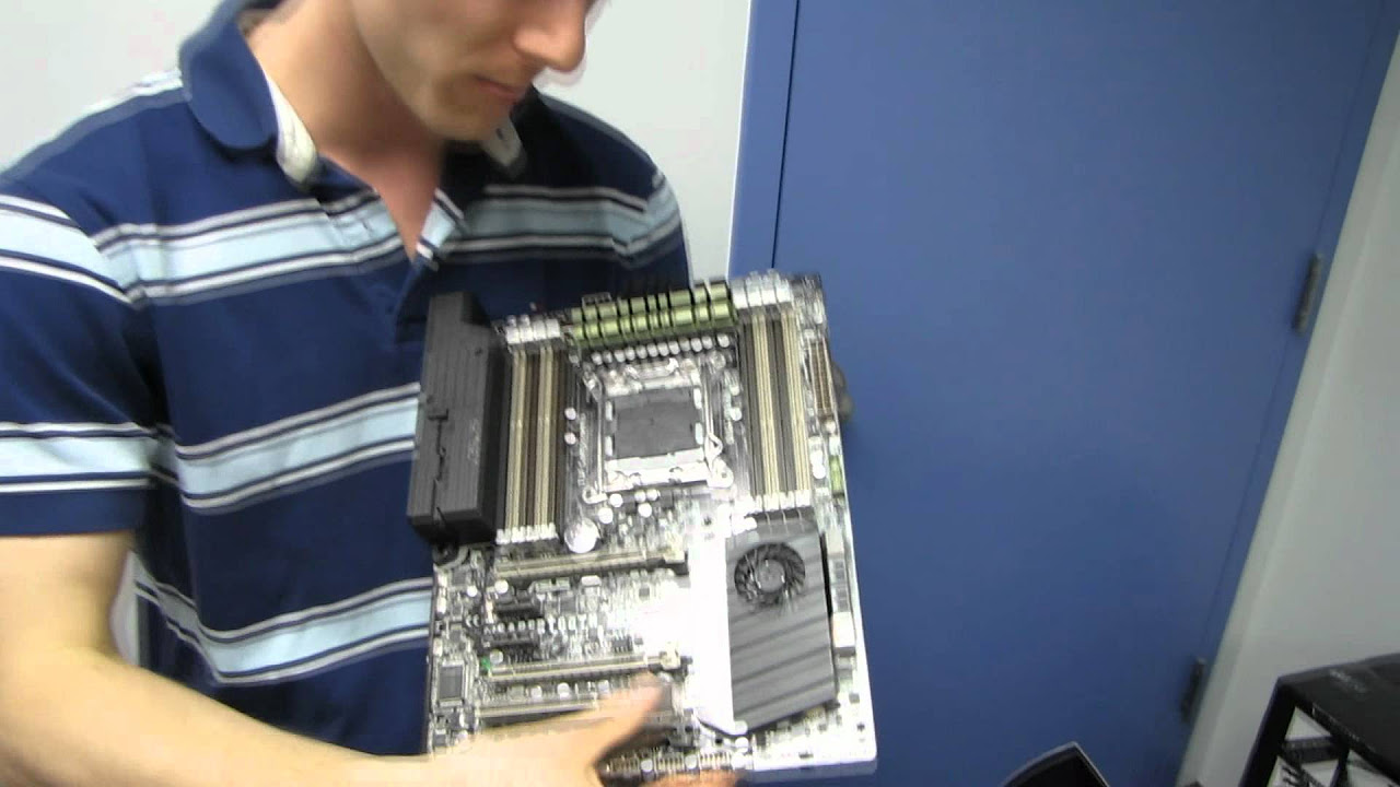 ASUS X79 Sabertooth TUF Series Gaming Motherboard Unboxing
