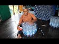 .ALFA GAMA : Membuat kursi dan meja dari botol / TUTORIAL MAKE CHAIRS FROM BOTTLE