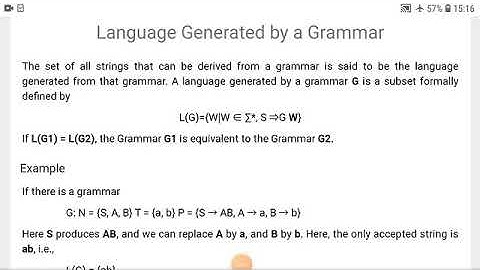 Lecture-21 Language Accepted by Grammar in one video
