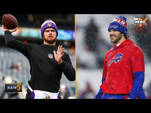 Blazin' 5: Vikings (-5.5) beat struggling Falcons, Bills (-3.5) knock out Rams in Week 14 | THE HERD