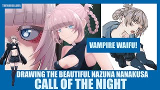 Simple drawing of Nazuna: Call of the Night- Yofukashi no Uta