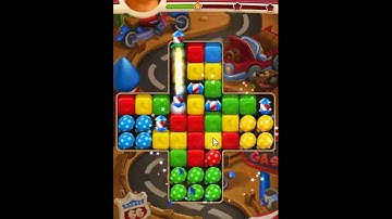 Toon Blast Level 42 - NO BOOSTERS 🐻🐺🐱