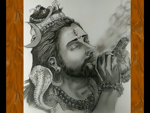 Mahadev pen sketch - Ats Creations - Drawings & Illustration, Ethnic,  Cultural, & Tribal, Asian & Indian, Indian - ArtPal