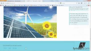 34.Styling Your Joomla! Template for the Desktop Styling the footer