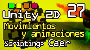 27 - Caer del Personaje Unity 2D Movimiento y Animaciones Scripting usando Físicas Unity
