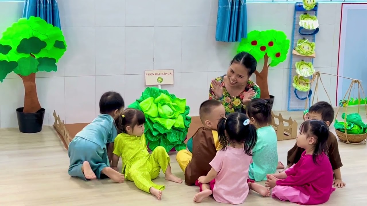 Thơ bắp cải xanh ( 24-36 tháng)