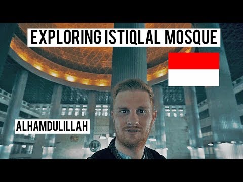 Video: Istiqlal Mosque sa Jakarta, Indonesia