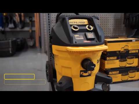 DeWalt DWV012 dust extractor unboxing and initial walk through. 