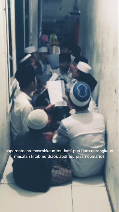 SYAIR SANTRI SALAFI 'LULUS SAKOLA LANGSUNG MASANTREN'