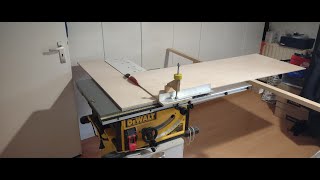 grillen richting Toeval Mobiele Sliding Zaagtafel of Straight Edge Jig voor DeWALT DWE 7492 DIY  Deel 21A (Dutch) - YouTube