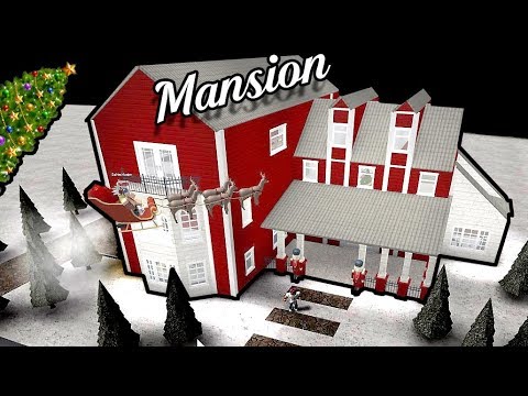 Christmas Mansion Roblox Bloxburg 129k - new houses in roblox bloxburg christmas update