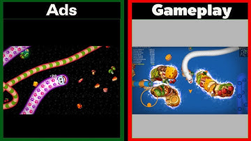 Worms Zone.io-Voracious Snake | Is it like the Ads? | Gameplay (iOS, Android)