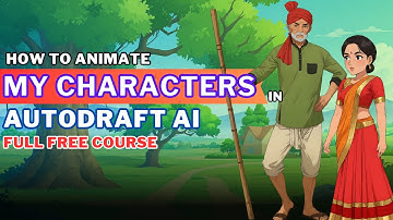 How To Upload My Own Characters In Autodraft AI? Cartoon Animation FULL FREE Course