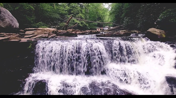 Deckers Creek Waterfall, Morgantown, West Virginia (4K)