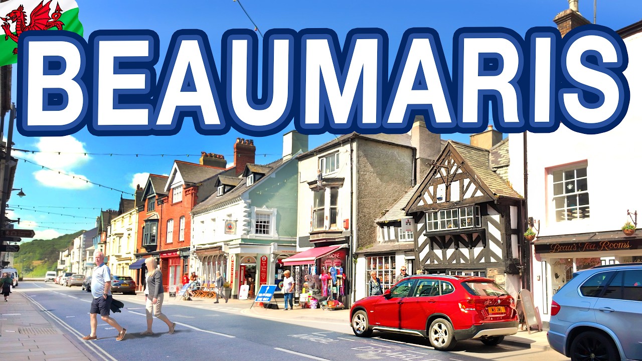 BEAUMARIS | Tour of amazing Beaumaris in Anglesey Wales | 4K Walking Tour