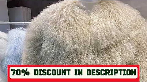 A must-have product! YOLOAgain 2025 Autumn Fashion Warm Short Real Mongolia Sheep Fur Jacket Women