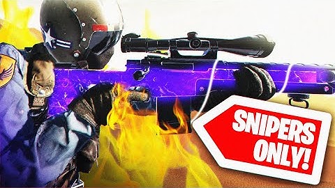 Top 1% Sniper plays NEW Sniping Only MODE... (Snipers Only Moshpit Class Setup Black Ops Cold War)