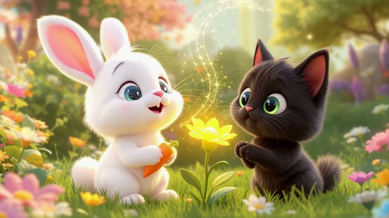 Rosy the Rabbit & Coco the Curious Cat Moral stories for Kids | Bedtime Stories for Children 