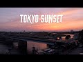 ❤️ Beautiful Japan Sunset Meditation 🌙 Tokyo Japan River Sunset 😴 Meditate And Sleep / 東京日没多摩川