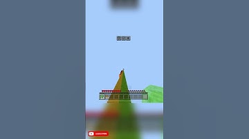 Today I am doing Slime block + Scaffolding Clutch in Minecraft #shorts #viral #minecraft