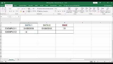 Como contar o número de dias entre duas datas