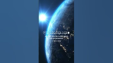 هيهات هيهات لما توعدون ، الشيخ ياسر الدوسري ♥️ #قرآن #ياسر_الدوسري #سورة_المؤمنون